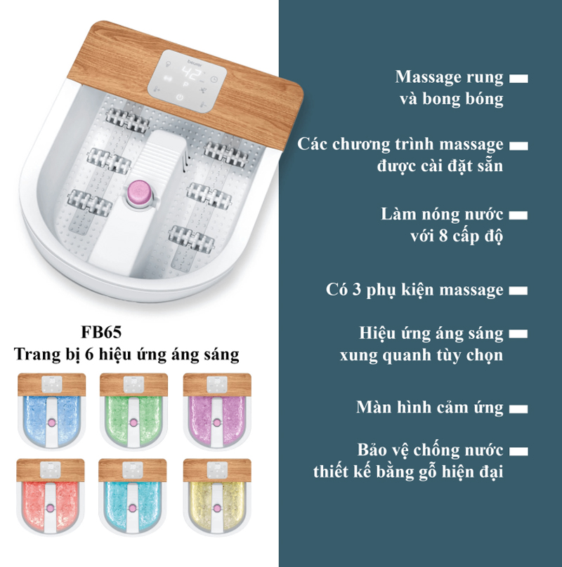 Bồn massage ngâm chân Beurer FB65 - Hàng chính hãng
