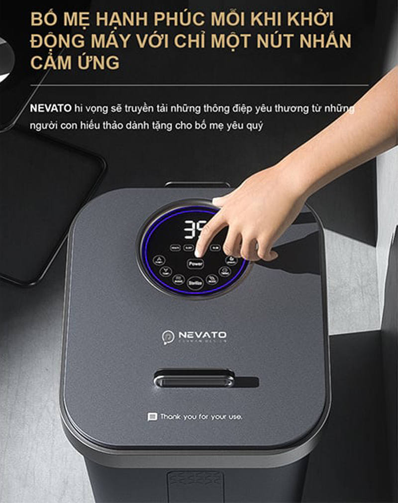 Bồn massage ngâm chân Nevato NVF605 - Hàng chính hãng
