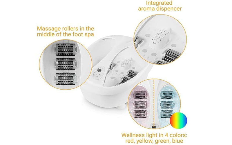 Bồn ngâm chân Medisana FS-888 Premium Foot Spa - Hàng chính hãng