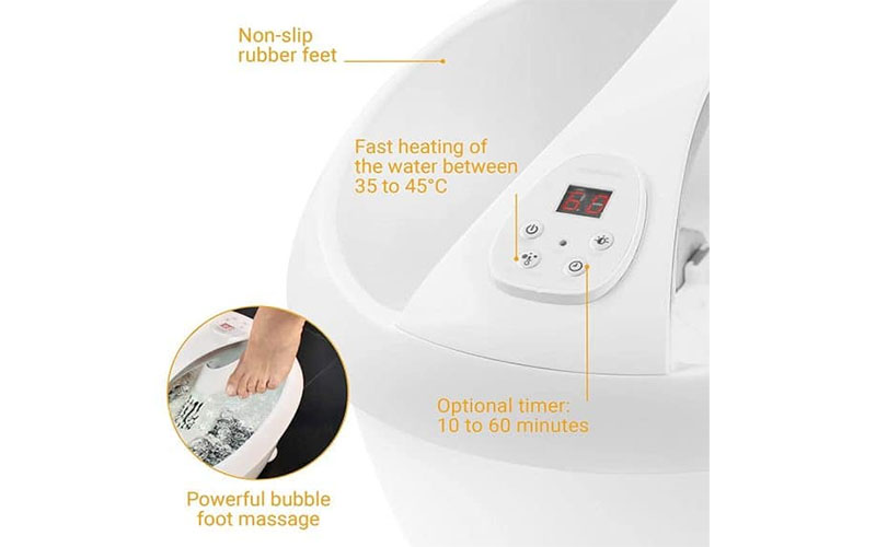 Bồn ngâm chân Medisana FS-888 Premium Foot Spa - Hàng chính hãng