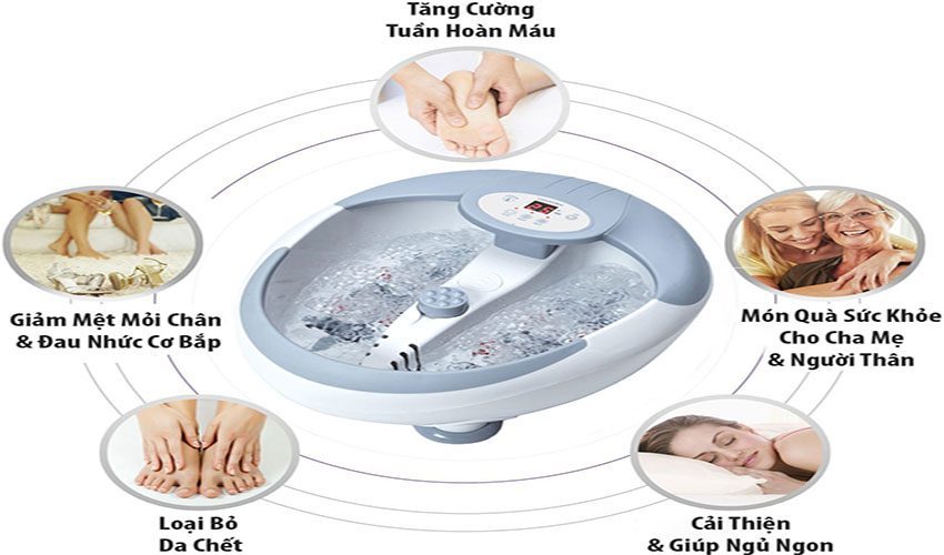 Bồn ngâm chân hồng ngoại Lanaform Luxury LA110415 - Hàng chính hãng