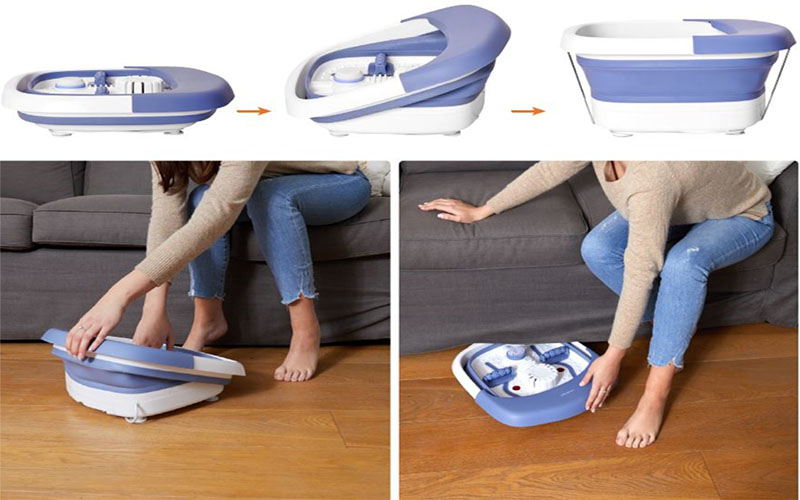 Bồn ngâm chân hồng ngoại gấp gọn Lanaform LA110416 - Hàng chính hãng