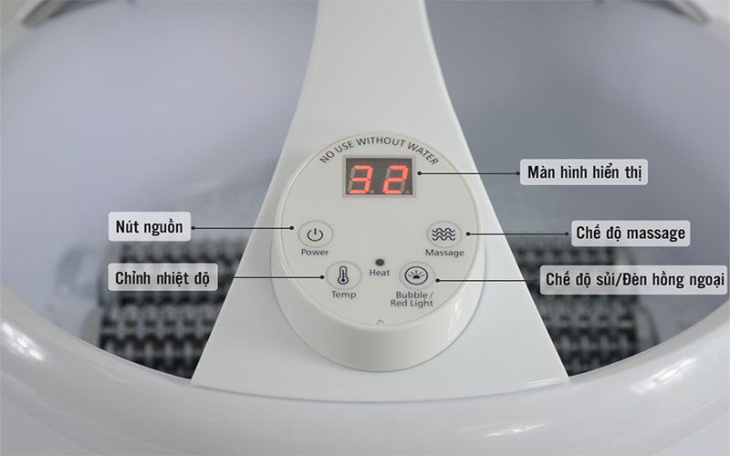 Bồn ngâm chân massage SereneLife SLFTSP17 - Hàng chính hãng