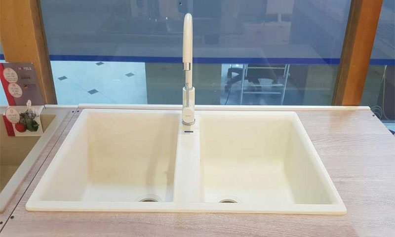 Bồn rửa chén bằng đá Hafele Blancozia 9 567.68.640 - Hàng chính hãng