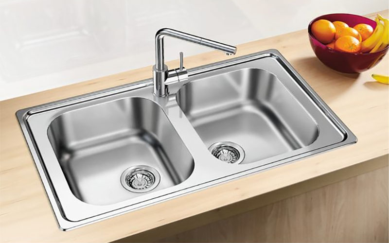 Bồn rửa chén inox Hafele Blanco DINAS 8 570.27.210 - Hàng chính hãng