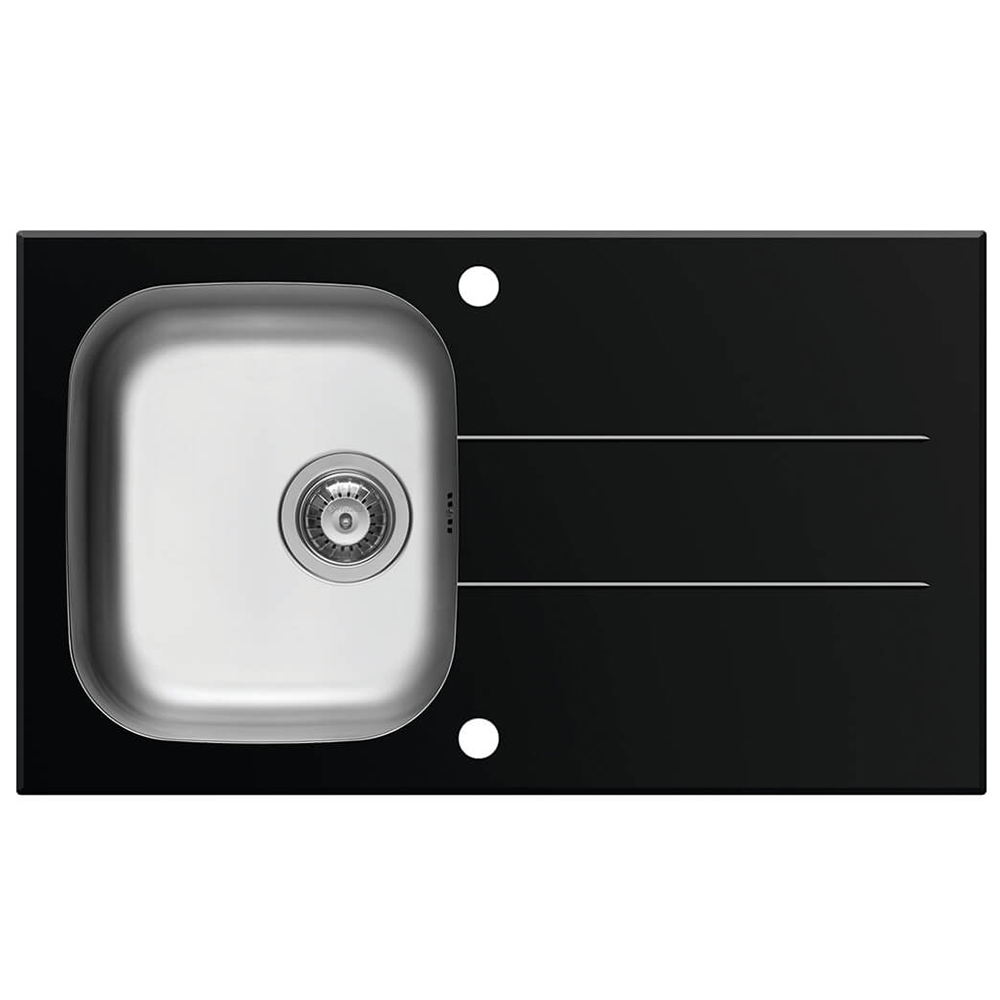 Chậu rửa chén Elica Concerto 1B 1D – Black - Hàng chính hãng