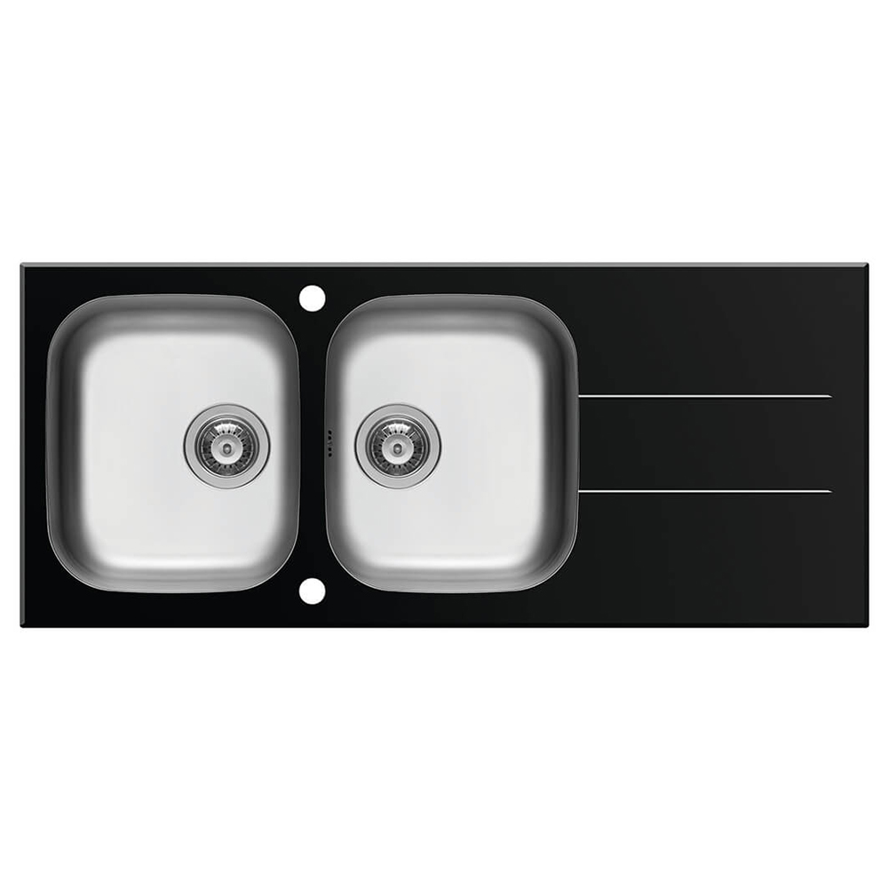 Chậu rửa chén Elica Concerto 2B 1D – Black - Hàng chính hãng