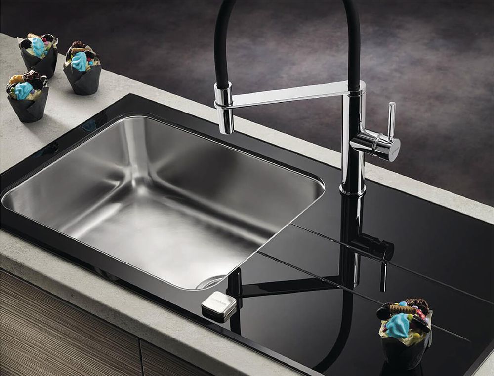 Chậu rửa chén Elica Concerto 2B 1D – Black - Hàng chính hãng