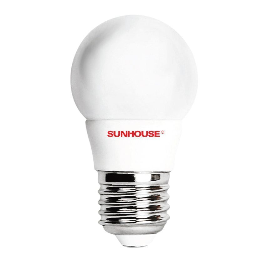 Bóng đèn Led thân gốm Sunhouse SHE-LEDA50CC-3W - Hàng chính hãng