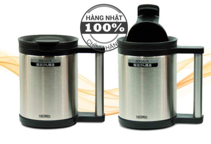 Ca giữ nhiệt Thermos JCB-208 SBK - Hàng chính hãng