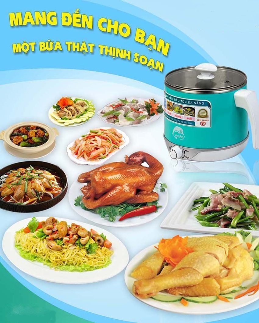 Ca nấu đa năng Iruka I-18 - Hàng chính hãng