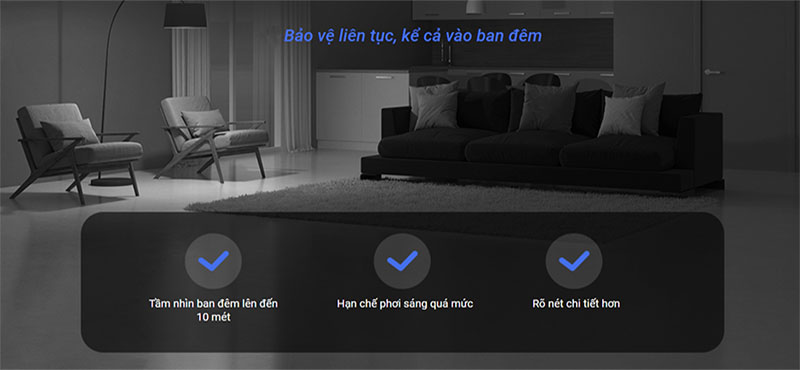 Công nghệ hồng ngoại của Camera IP Wifi Ezviz CS-H6C-R101-1G2WF