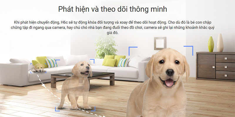 Chức năng theo dõi của Camera IP Wifi Ezviz CS-H6C-R101-1G2WF