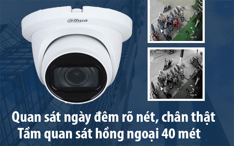 Camera Dome Dahua DH-HAC-HDW1200TMQP-A - Hàng chính hãng