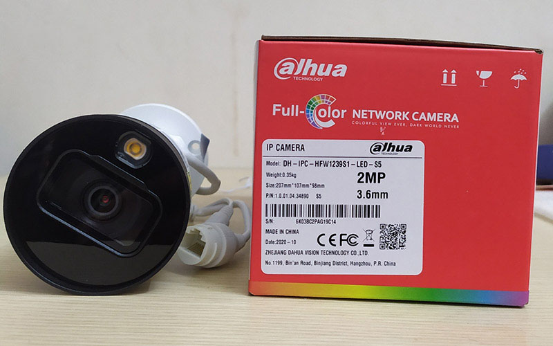 Camera IP Full-Color Dahua DH-IPC-HFW1239S1-LED-S5 - Hàng chính hãng
