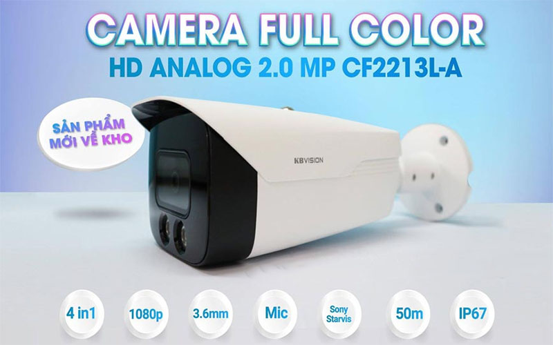 Camera HD Analog Kbvision KX-CF2213L-A - Hàng chính hãng