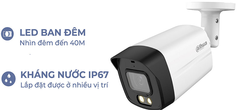 Camera HDCVI Dahua DH-HAC-HFW1509TLMP-LED-S2 - Hàng chính hãng