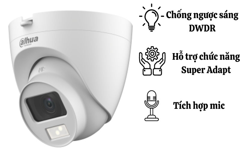 Camera HDCVI Dahua HAC-HDW1200CLQP-IL-A - Hàng chính hãng