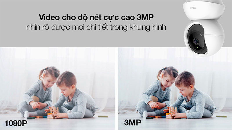 Camera IP Wifi 360 độ 3MP TP-Link Tapo C210 - Hàng chính hãng
