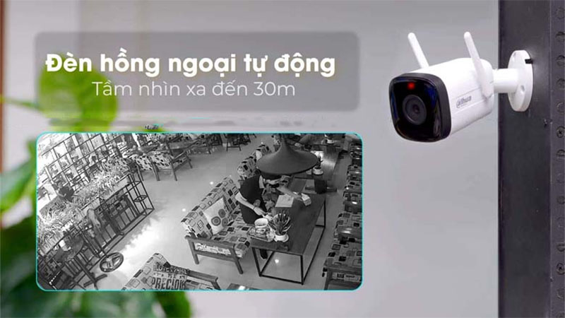 Camera IP Wifi Dahua DH-IPC-HFW1230DT-STW - Hàng chính hãng