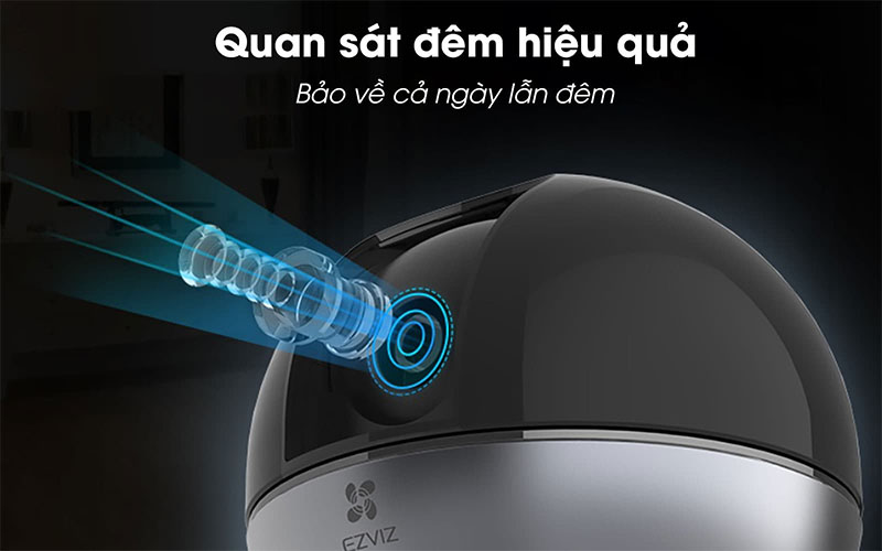 Camera IP Wifi EZVIZ C6W - Hàng chính hãng