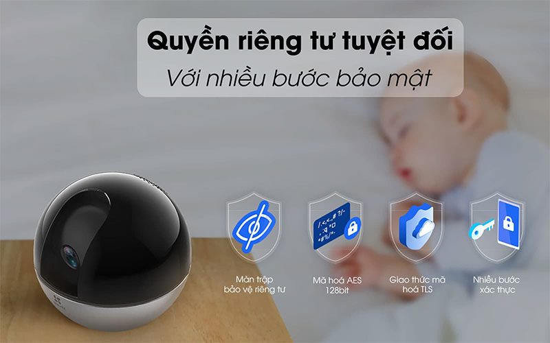 Camera IP Wifi EZVIZ C6W - Hàng chính hãng