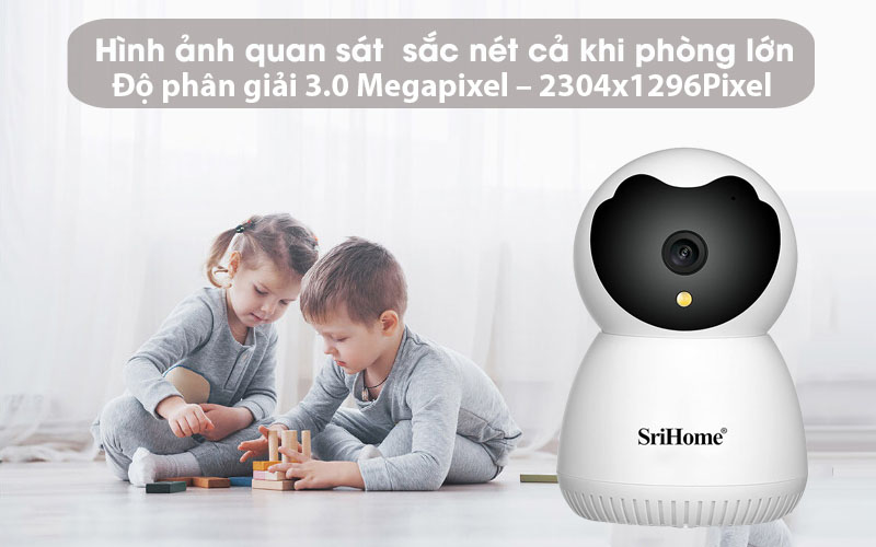 Độ phân giải của Camera IP Wifi Srihome SH036