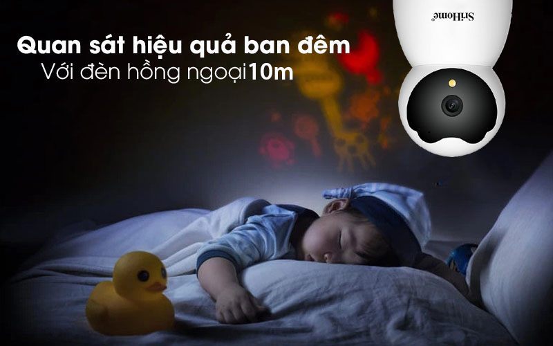 Công nghệ hồng ngoại của Camera IP Wifi Srihome SH036