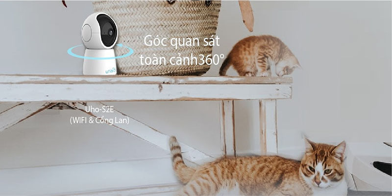 Khả năng quay quét của Camera IP Wifi Uniarch UHO-S2