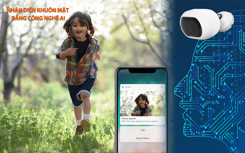 Camera IP ngoài trời Blurams A21C - Hàng chính hãng