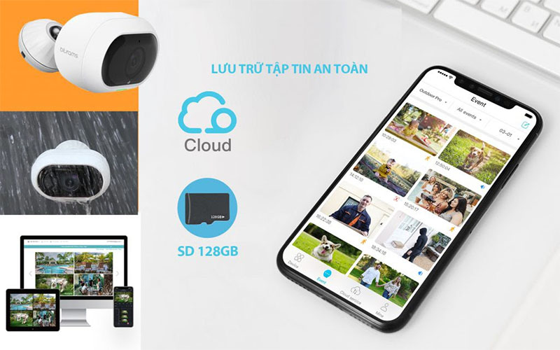 Camera IP ngoài trời Blurams A21C - Hàng chính hãng
