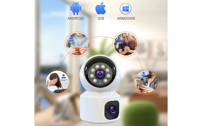 Camera Ip wifi 2 mắt Yoosee 2304 - Hàng chính hãng