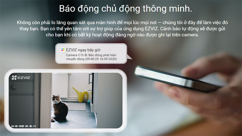 Chức năng của Camera wifi trong nhà EZVIZ C1C