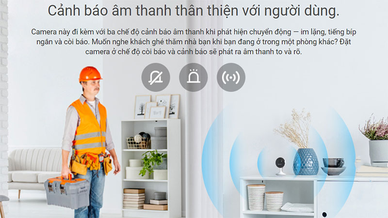Chức năng của Camera wifi trong nhà EZVIZ C1C