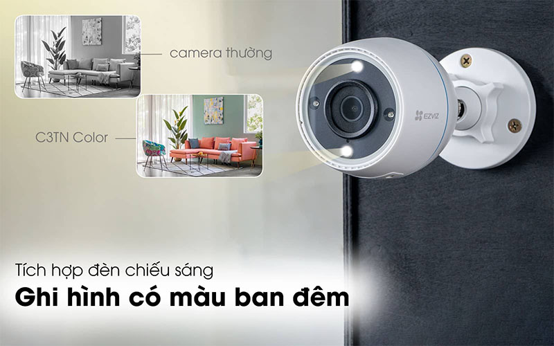 Camera IP wifi EZVIZ CS-C3TN-2MP - Hàng chính hãng