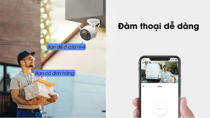 Camera IP wifi EZVIZ CS-H3 - Hàng chính hãng