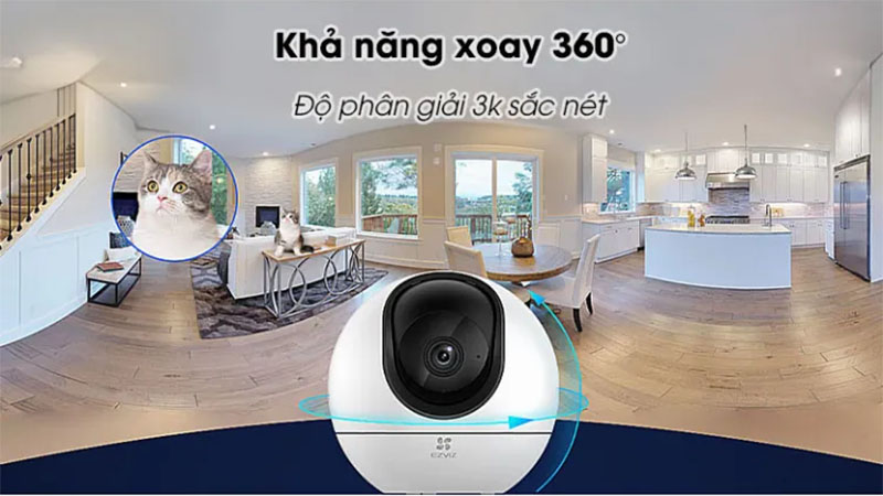 Camera IP wifi EZVIZ CS-H6 - Hàng chính hãng