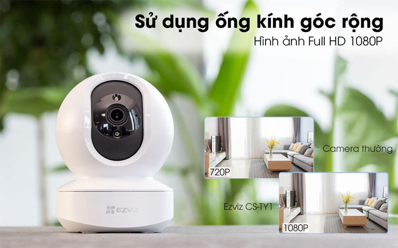 Độ phân giải của Camera IP wifi EZVIZ CS-TY1-B0-1G2WF