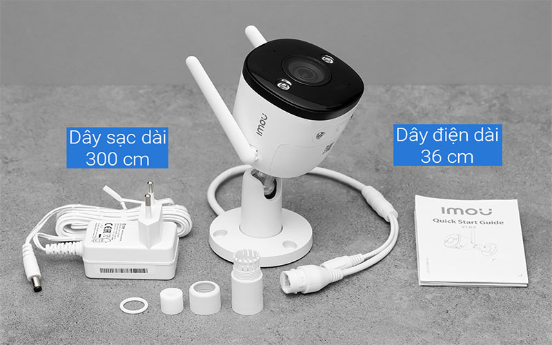 Camera Ip wifi IMOU Bullet 2E 4MP IPC-F42FP - Hàng chính hãng