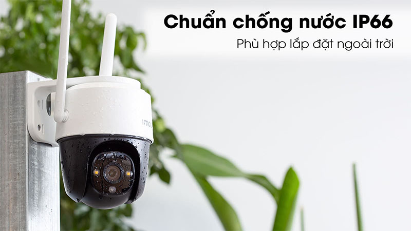 Khả năng chống nước IP66 của Camera IP wifi IMOU Cruiser IPC-S41FP