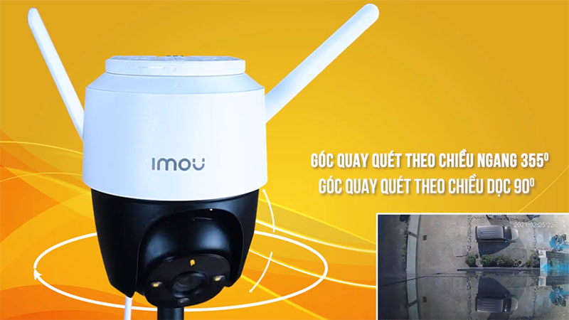 Chế độ quay quét của Camera IP wifi IMOU Cruiser IPC-S42FP