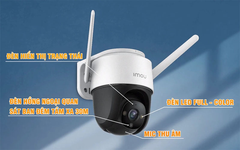 Thiết kế của Camera IP wifi IMOU Cruiser IPC-S42FP