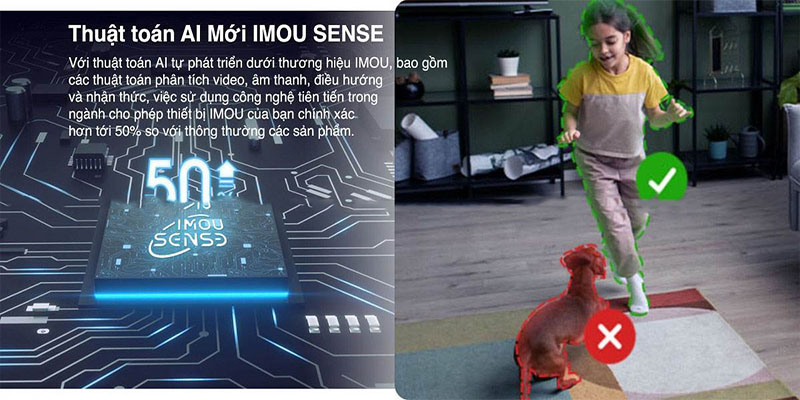 Công nghệ AI của Camera IP wifi IMOU REX 3D IPC-GS2DP-3K0W