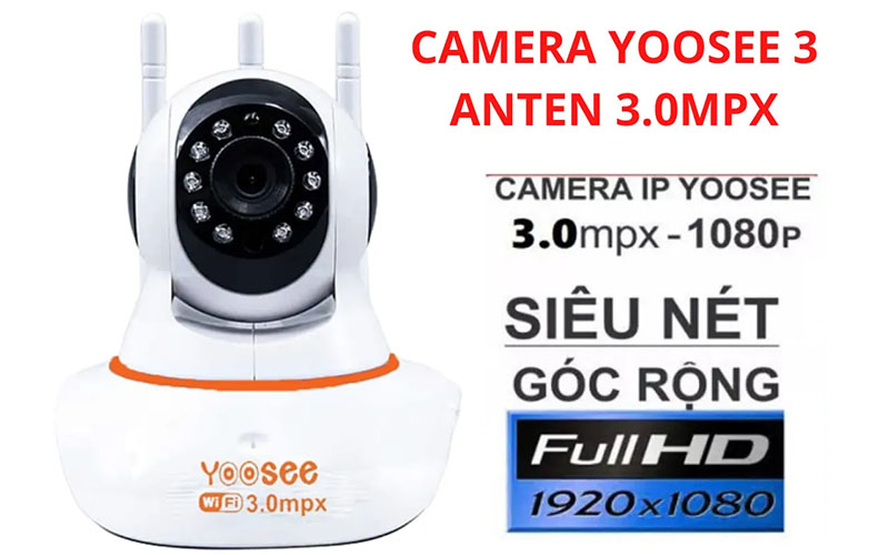 Camera IP wifi Yoosee 3.0mpx - Hàng chính hãng