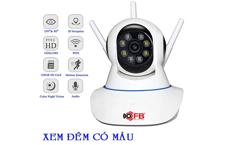 Camera IP wifi Yoosee FB-Link GT-3442 - Hàng chính hãng