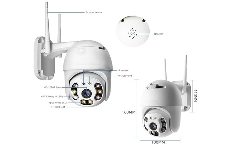 Camera Ip Wifi ngoài trời Yoosee GW-D08S - Hàng chính hãng