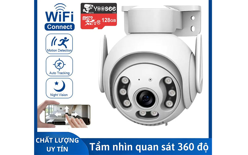 Camera Ip wifi ngoài trời Yoosee PTZ-2306-2K - Hàng chính hãng