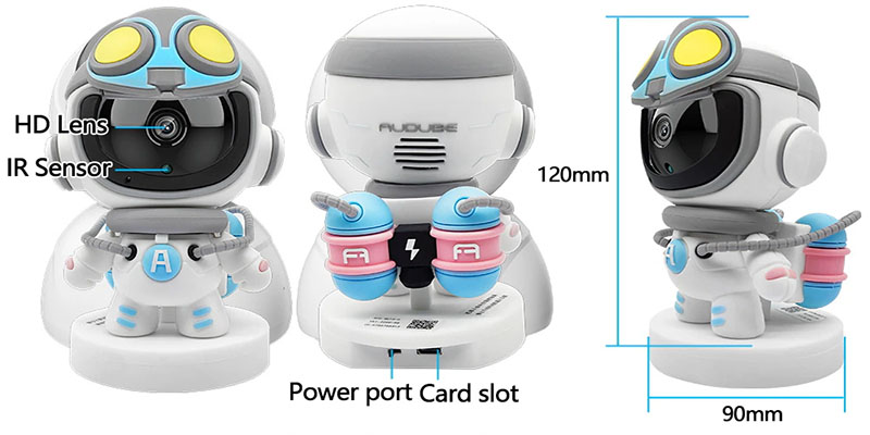 Camera Robot IP Wifi phần mềm Yoosee HD 1080P RB20 - Hàng chính hãng