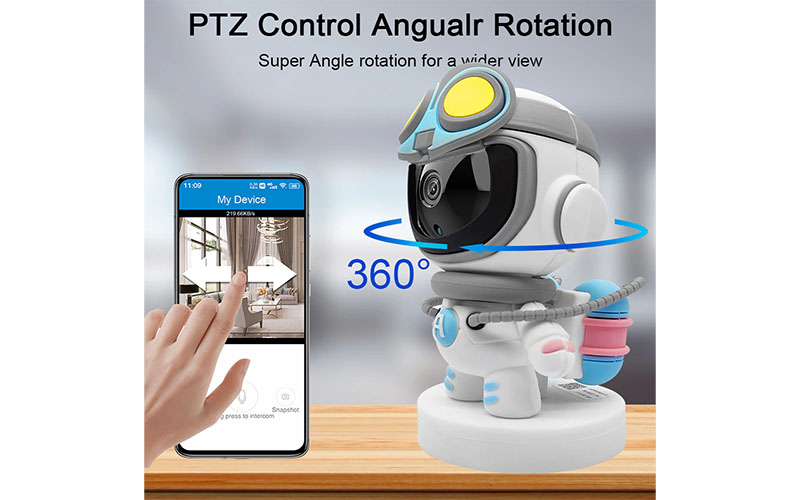 Camera Robot IP Wifi phần mềm Yoosee HD 1080P RB20 - Hàng chính hãng