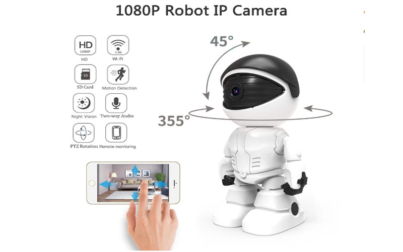 Camera Robot Ip Wifi phần mềm Yoosee HD 1080P RB01 - Hàng chính hãng